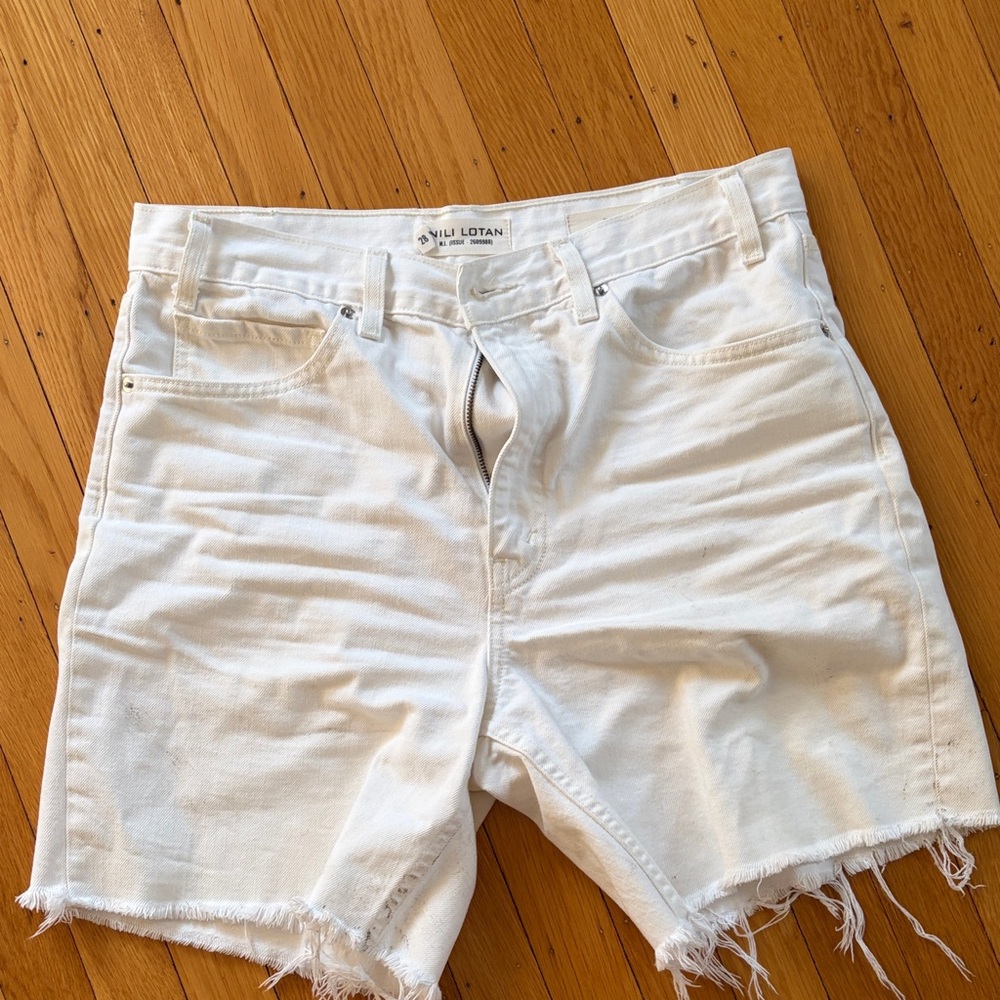 Light cream Denim shorts